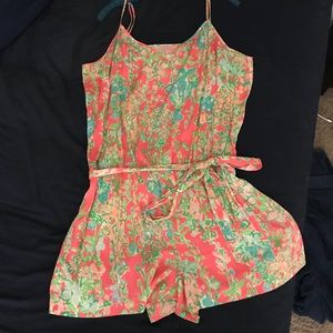LILLY PULITZER DEANNA SILK ROMPER | SOUTHERN CHARM